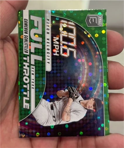 2026 Panini Donruss Elite #8 Cameron Schlittler Full Throttle — front
