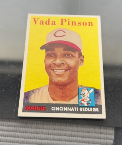 1958 Topps #420 Vada Pinson — front