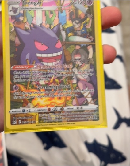 2022 Pokémon Sword & Shield Lost Origin #TG06 Gengar Trainer Gallery — front