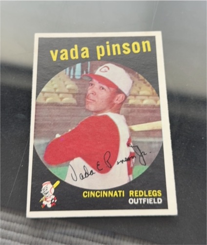 1959 Topps #448 Vada Pinson — front
