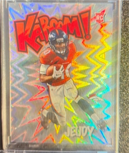 2020 Panini Absolute Kaboom! #K-JJ2 Jerry Jeudy Rookie Card — front