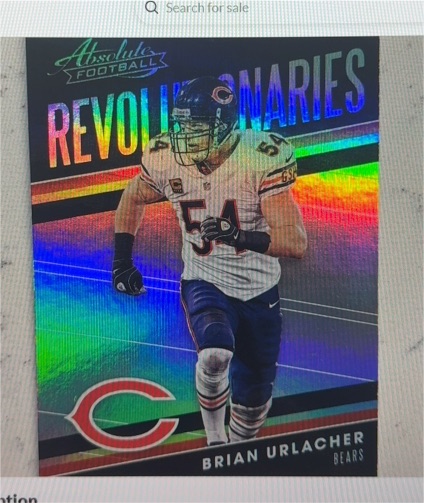 2018 Panini Absolute Revolutionaries #RE-BU Brian Urlacher — front