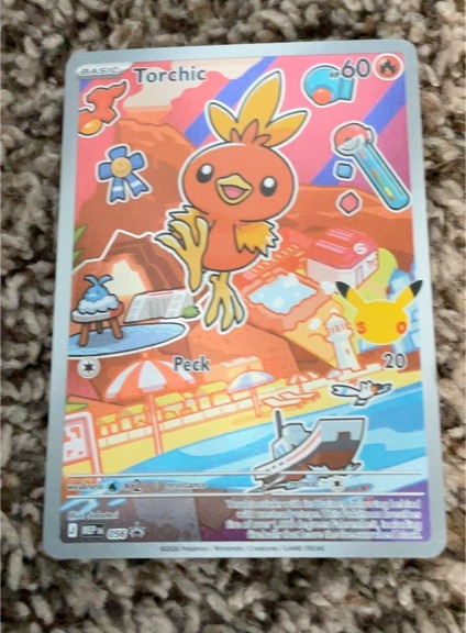 2026 Pokémon #056 Torchic First Partner Illustration Series 3 Promo — front