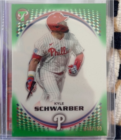 2026 Topps Chrome #123 Kyle Schwarber — front