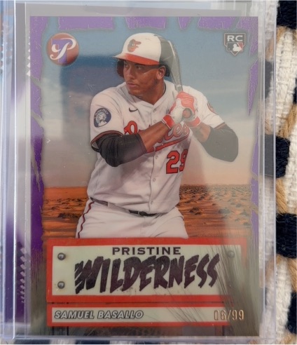 2026 Topps Pristine #PW-5 Samuel Basallo Pristine Wilderness — front
