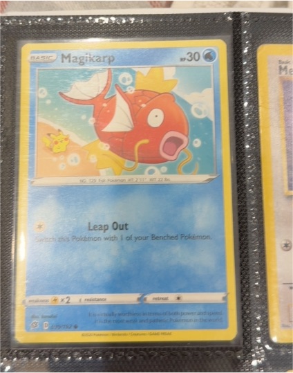 2020 Pokémon #39 Magikarp — front