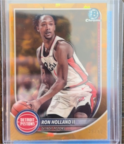 2025-26 Bowman Chrome #BCV-160 Ron Holland II — front