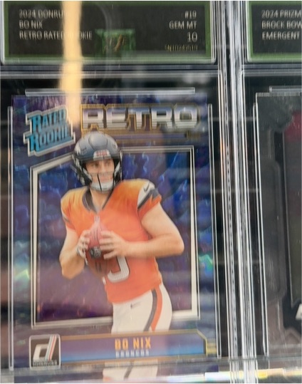 2024 Panini Donruss Rated Rookie Retro #19 Bo Nix — front