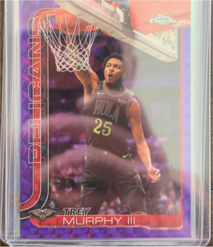 2025-26 Topps Chrome Update #56 Trey Murphy III — front