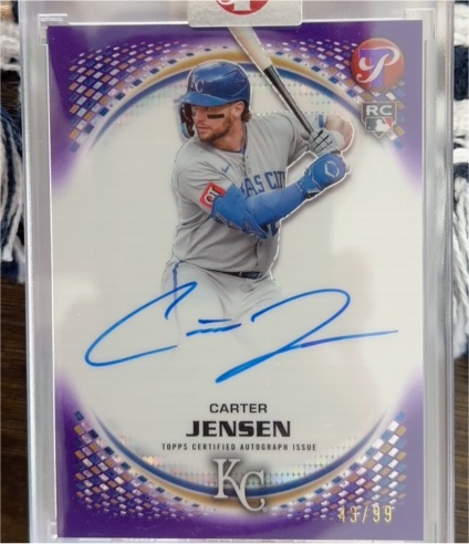 2026 Topps Pristine #4 Carter Jensen — front