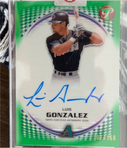 2026 Topps Pristine #PA-LG Luis Gonzalez — front