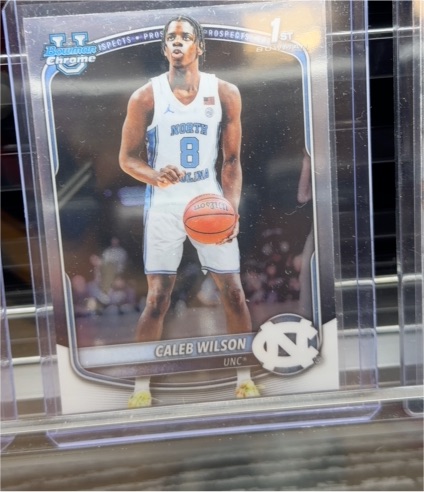 2025 Bowman Chrome #BCP-83 Caleb Wilson — front