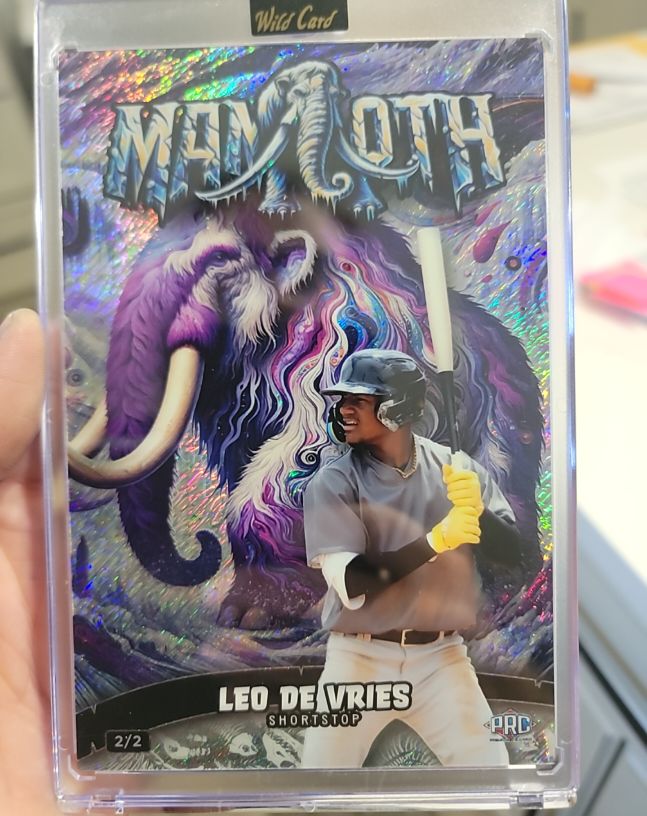2024 Wild Card Mammoth #2/2 Leo De Vries — front