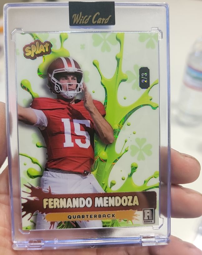 2026 Wild Card Splat #2 Fernando Mendoza — front