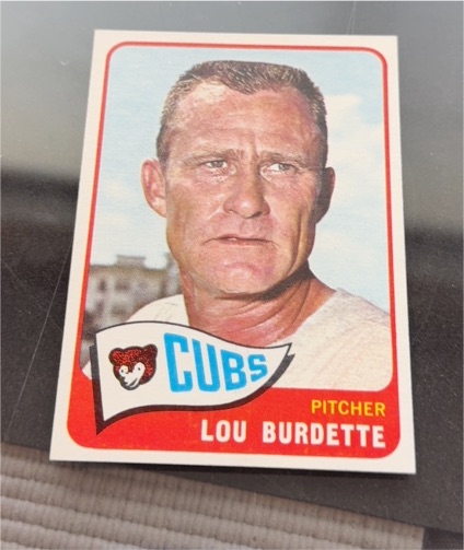 1965 Topps #64 Lou Burdette — front