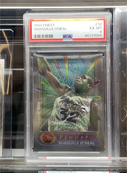 1994 Topps Finest #32 Shaquille O'Neal — front
