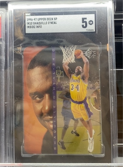 1996-97 Upper Deck #61 Shaquille O'Neal — front