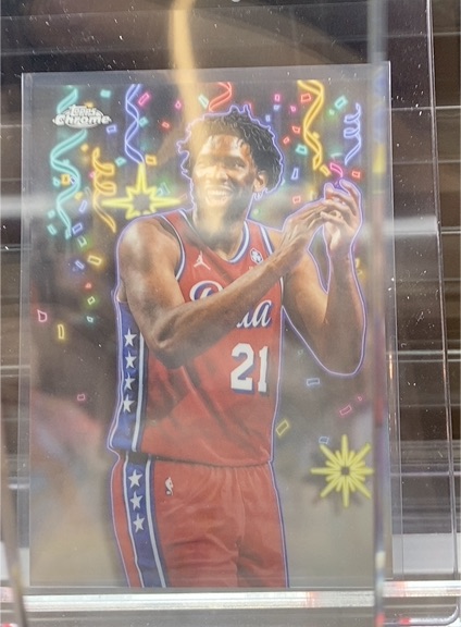 2025-26 Topps Chrome Update #CB-12 Joel Embiid Celebracion Case Hit — front