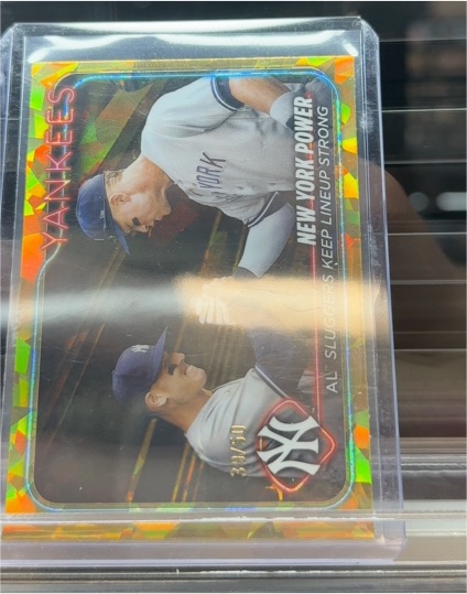 2024 Topps #315 New York Power: AL Sluggers Keep Lineup Strong — front