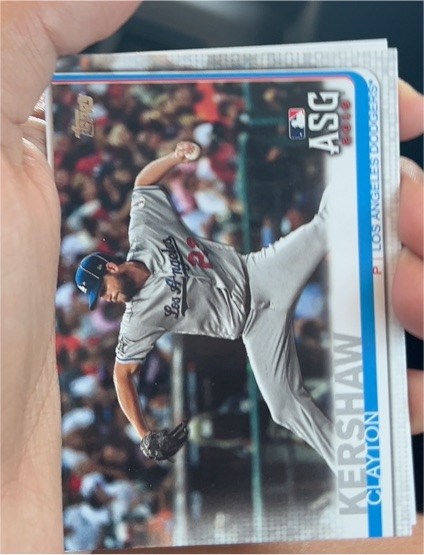 2019 Topps Update #US284 Clayton Kershaw — front