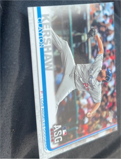 2019 Topps Update #US284 Clayton Kershaw — front