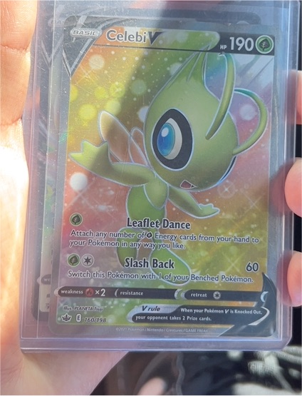 2021 Pokémon #160 Celebi V — front
