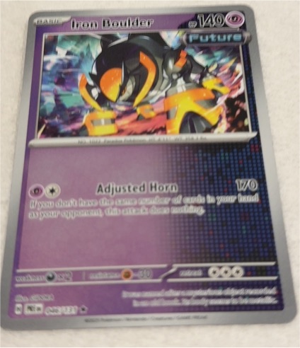 2024 Pokémon SV: Stellar Crown #071 Iron Boulder — front