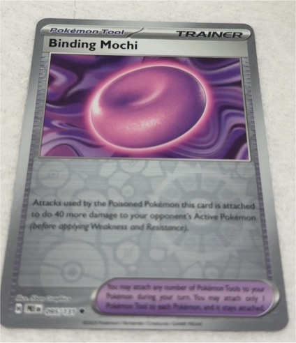 2023 Pokémon Scarlet & Violet Prismatic Evolutions #095 Binding Mochi — front