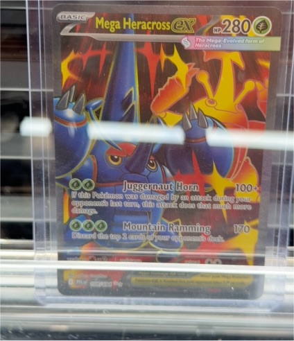 2025 Pokemon Phantasmal Flames Mega Heracross EX #108/094 — front