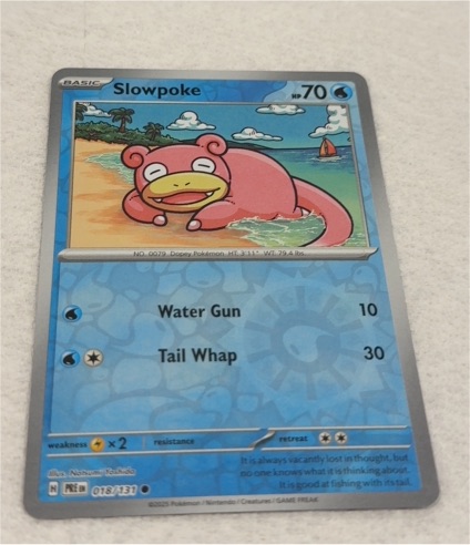 2022 Pokémon SV: Prismatic Evolutions #018 Slowpoke — front