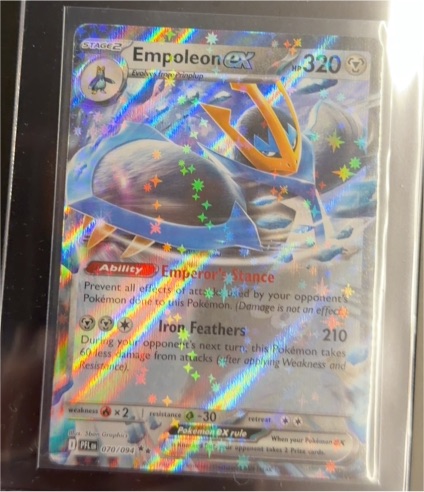 2025 Pokémon Empoleon ex 070/094 — front