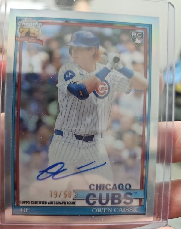 2026 Topps Chrome 1991 Topps Baseball Chrome #91CA-OC Owen Caissie — front