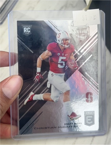 2017 Panini Elite Draft Picks #118 Christian McCaffrey — front