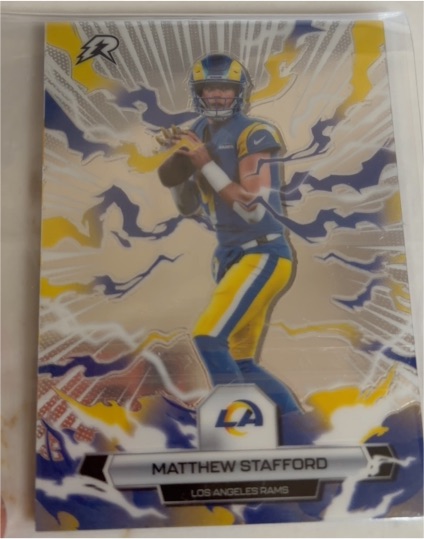 2021 Panini Absolute Matthew Stafford Explosive Insert #E18 — front