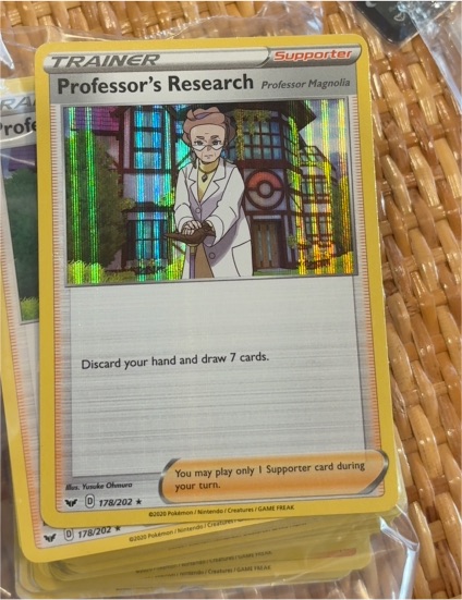 2020 Pokémon Sword & Shield #178 Professor's Research Professor Magnolia — front