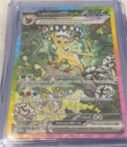 2022 Pokémon TCG Prismatic Evolutions #144/131 Leafeon EX SIR — front
