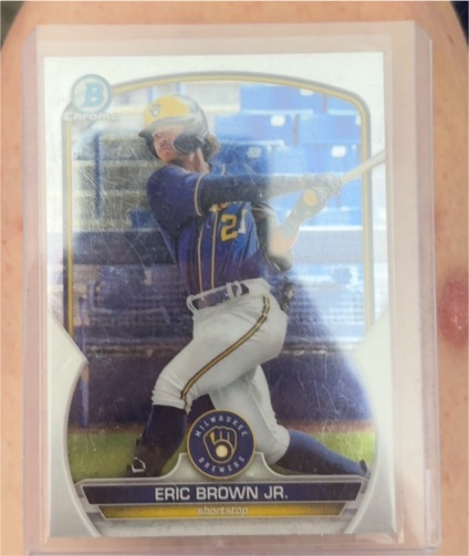 2023 Bowman Chrome #BCP-41 Eric Brown Jr. — front