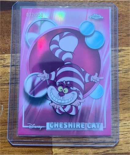 2026 Topps Chrome Disney #77 Cheshire Cat — front
