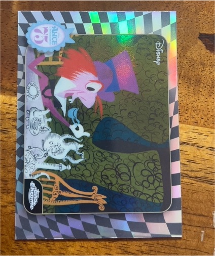 2026 Topps Chrome Disney Alice In Wonderland 75th Anniversary #AW-7 Mad Hatter — front