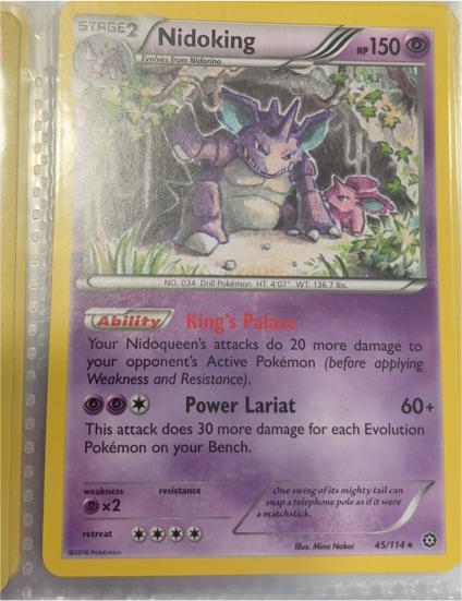 2016 Steam Siege #45 Nidoking — front