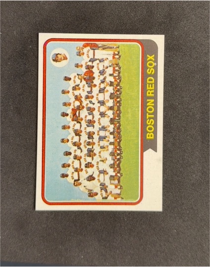 1974 Topps #567 Boston Red Sox Team Card — front