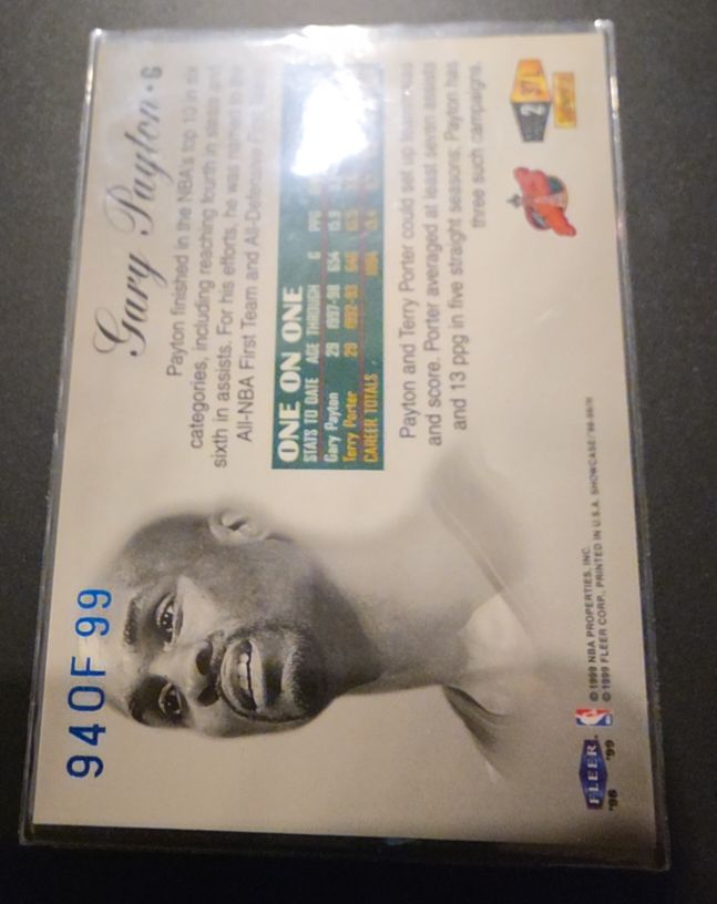1994 Fleer #940 Gary Payton — front