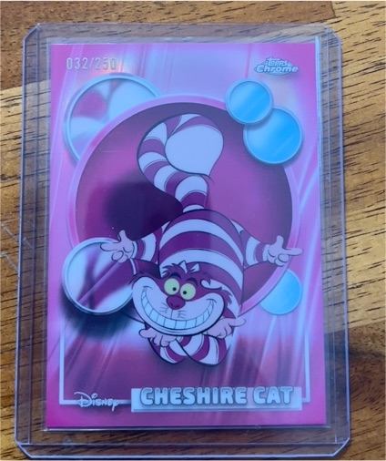 2026 Topps Chrome Disney #77 Cheshire Cat — front