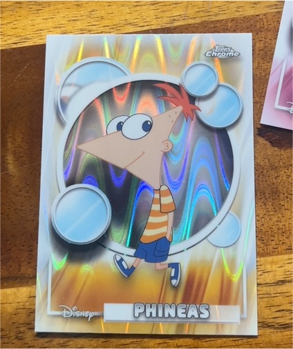 2026 Topps Chrome Disney Phineas #115 — front