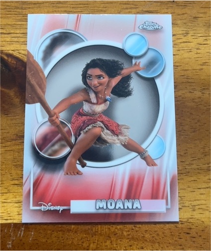 2026 Topps Chrome Disney #10 Moana — front