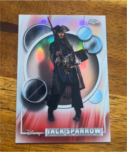 2026 Topps Chrome Disney #14 Jack Sparrow — front