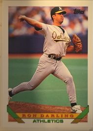 1993 Topps #182 Ron Darling — front
