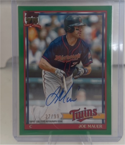 2026 Topps Series 2 75th Anniversary #91A-JM Joe Mauer — front