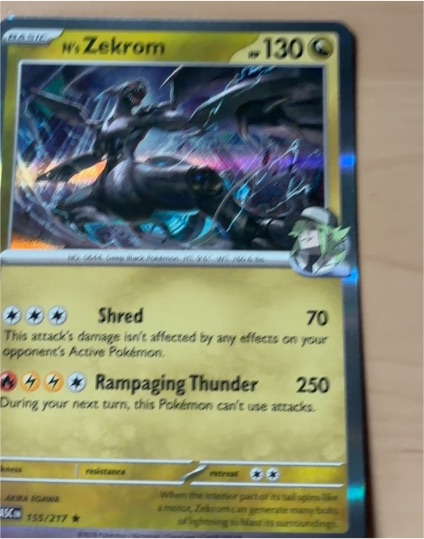 N's Zekrom 155/217 Me: Ascended Heroes — front