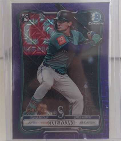 2026 Bowman Chrome #78 Cole Young — front